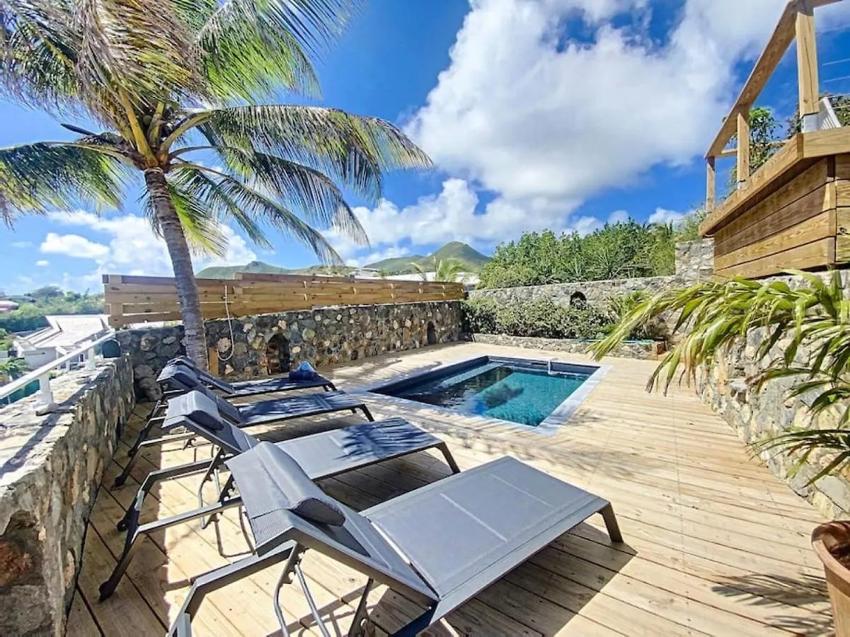 Villa West Indies, Spectacular Sea View, Inside Orient Bay Resort, Private Pool 0*,  Сен-Мартен/Синт-Мартен
