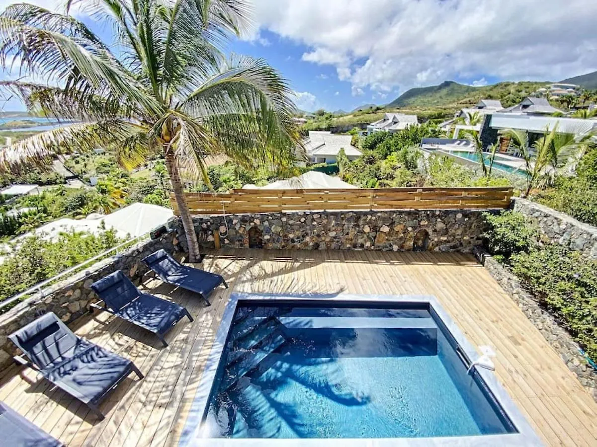 Villa West Indies, Spectacular Sea View, Inside Orient Bay Resort, Private Pool 0*,