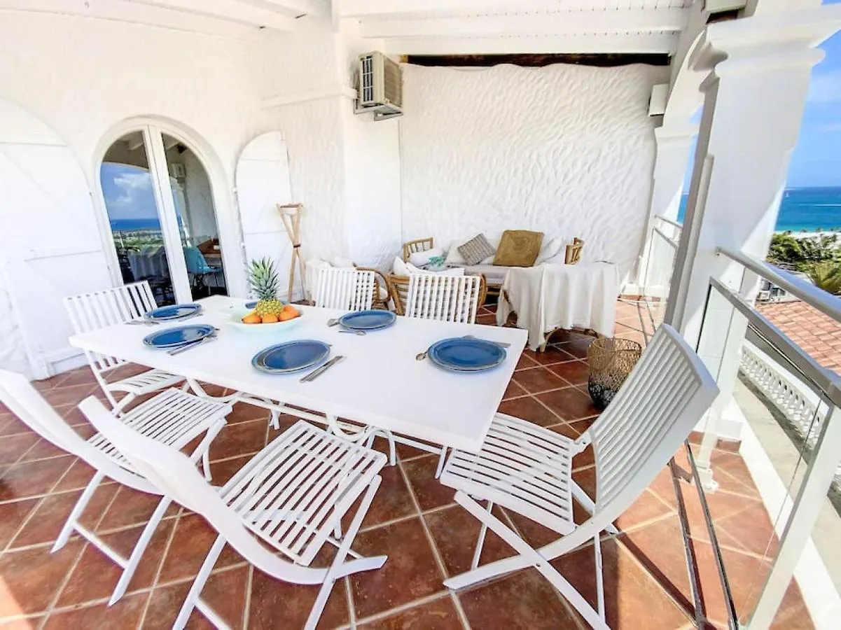 Villa West Indies, Spectacular Sea View, Inside Orient Bay Resort, Private Pool São Martinho