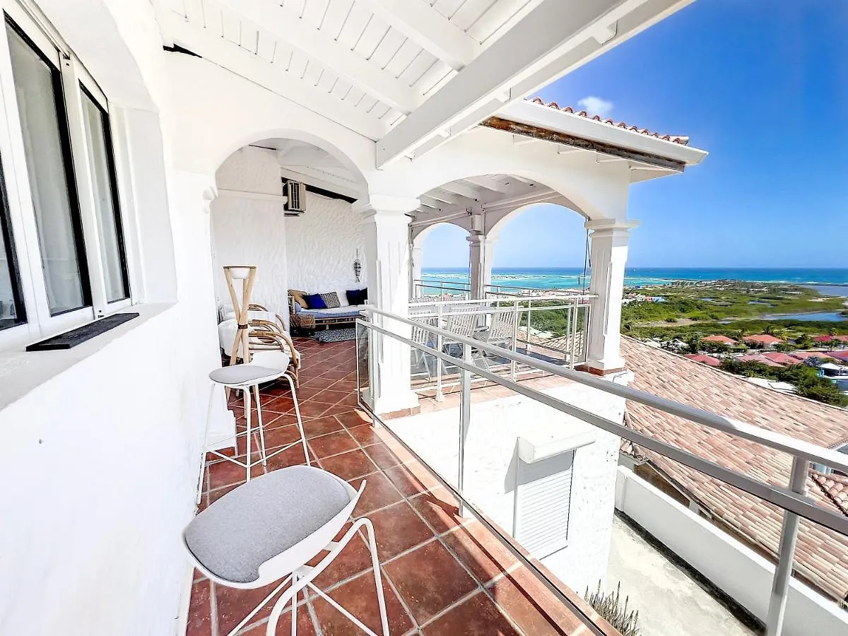 Villa West Indies, Spectacular Sea View, Inside Orient Bay Resort, Private Pool São Martinho